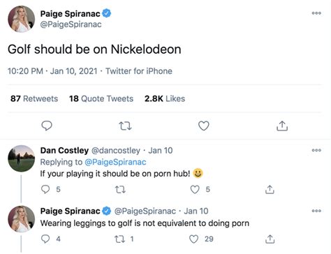 paige pornhub|Paige Spiranac responds to PornHub comment on social media.